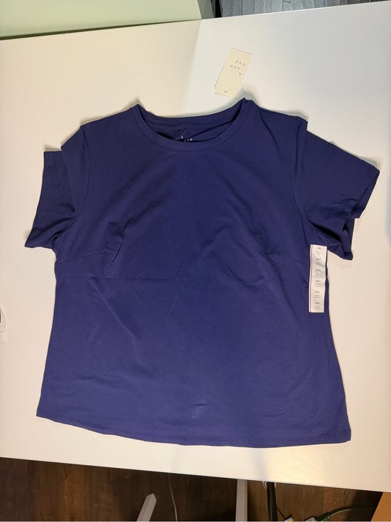 a new day Tops - a new day Crew Neck T-Shirt in Navy